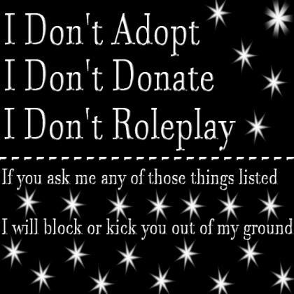 Bloxburg I dont sign Roblox decal
