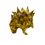 Gold Spikey Hair