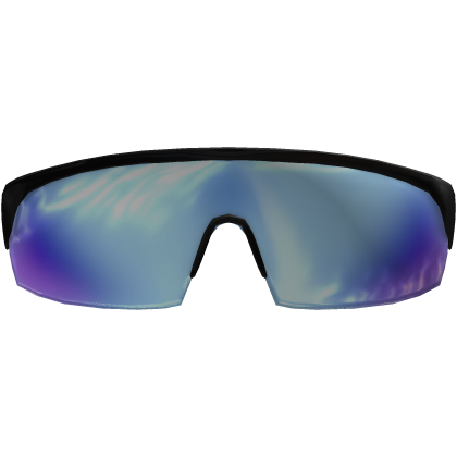 Blue Visor Sunglasses
