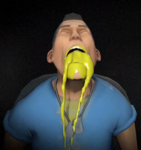 I eat cheese *animations*