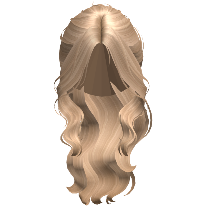 ♡ Wavy Flowy High Fashionable Ponytail in Blonde