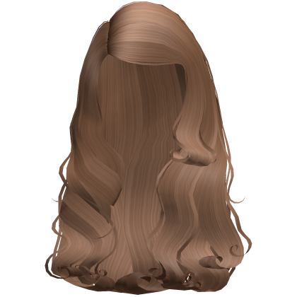 soft brushed-out doll waves (light brown)
