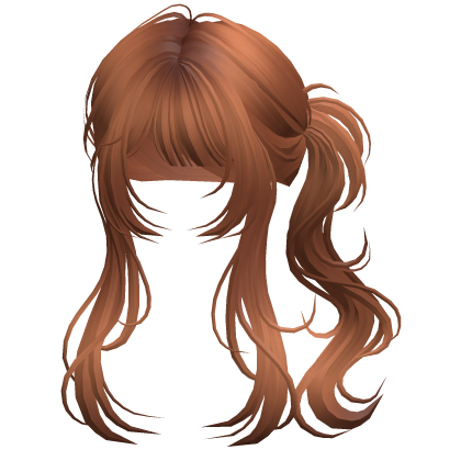 Messy Vamp Cyber Wolfcut Ponytail Ginger Roblox item