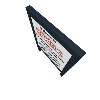 old roblox sign