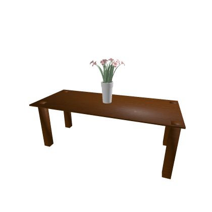 table with flowers