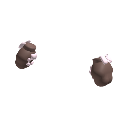 ꒰♡꒱: brown & pink  kitty paws