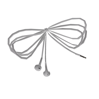Earbuds Bow (White)