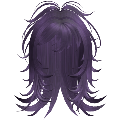 Emo Shaggy Layered Hair (Purple)