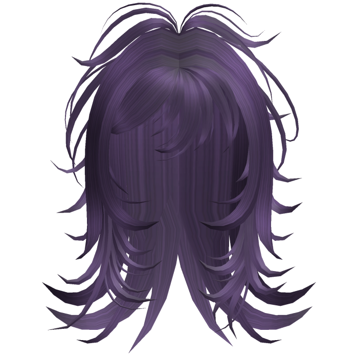 Emo Shaggy Layered Hair (Purple)