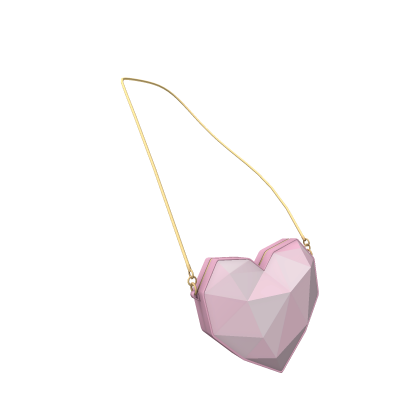 Pink Diamond Heart Purse thumbnail