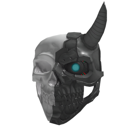 Half Cybernetic Skull