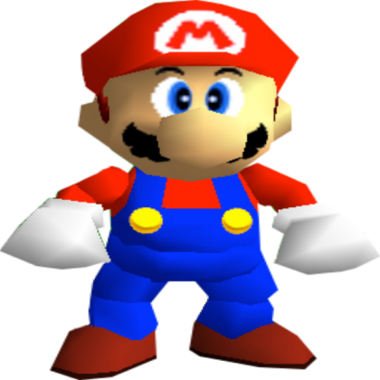Super Mario 64 Mario Idle Roblox decal