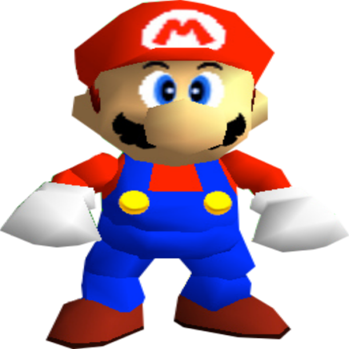 Super Mario 64 Mario Idle Roblox decal