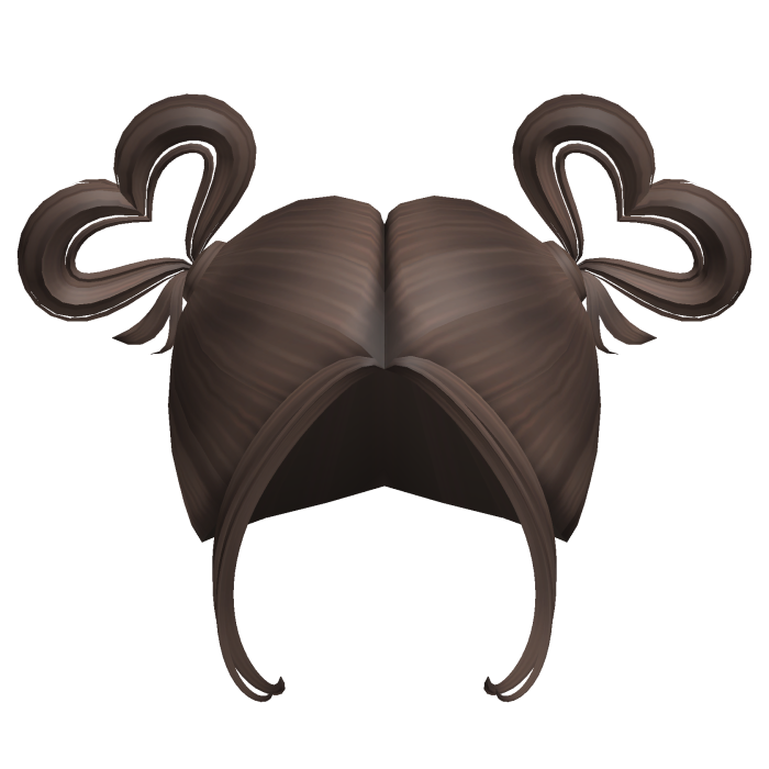 -',ৎ Valentine High Heart Buns in Light Brown