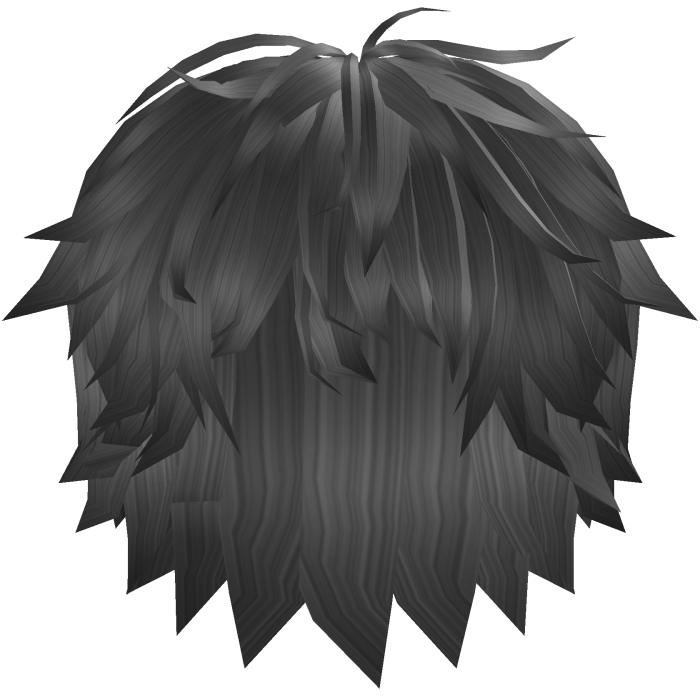 Gray Spiky Messy Fringe Hair