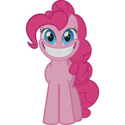 Pinkie Pie Smile MLP Cutout