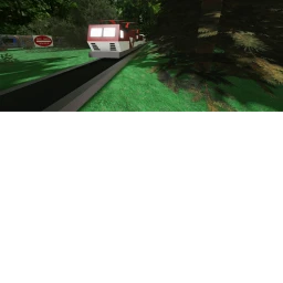 city forest line icon