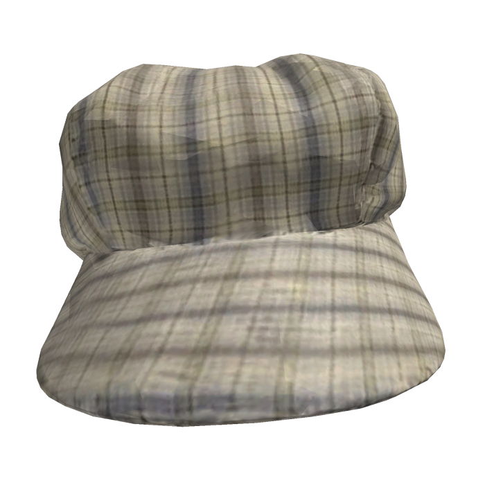 Y2K Newspaper Boy Plaid Hat Cap