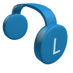 Blue Clockwork Headphones