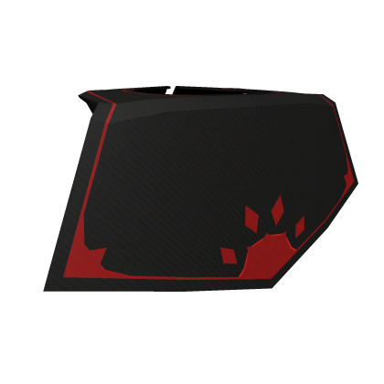 Black and Red Short Cape Roblox item