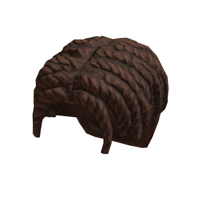 Sideswept Dreads - Brown