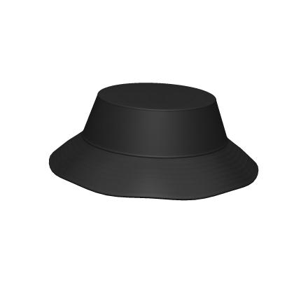 Black Summer Bucket Hat Roblox item