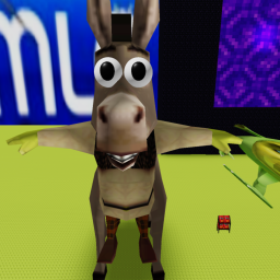 Shrek has a new donkey
