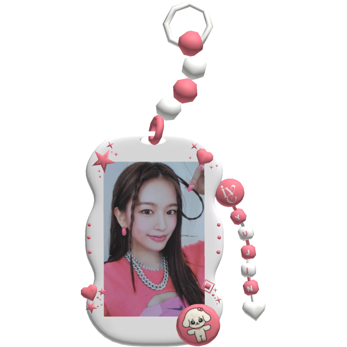 IVE Yujin Photocard Kpop Keychain