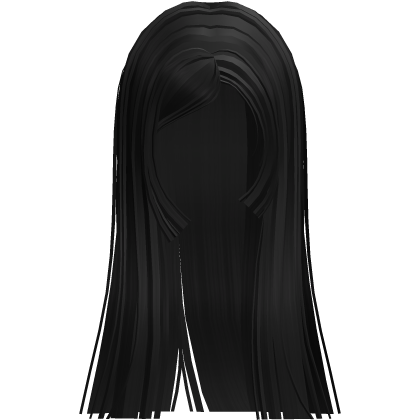 Long Pin Straight Hime Cut (Black) Roblox item