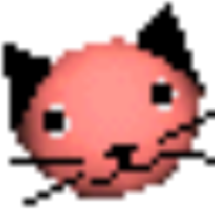 Funny Pink Cat Roblox decal