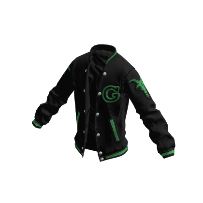 College Jacket | Black Jade