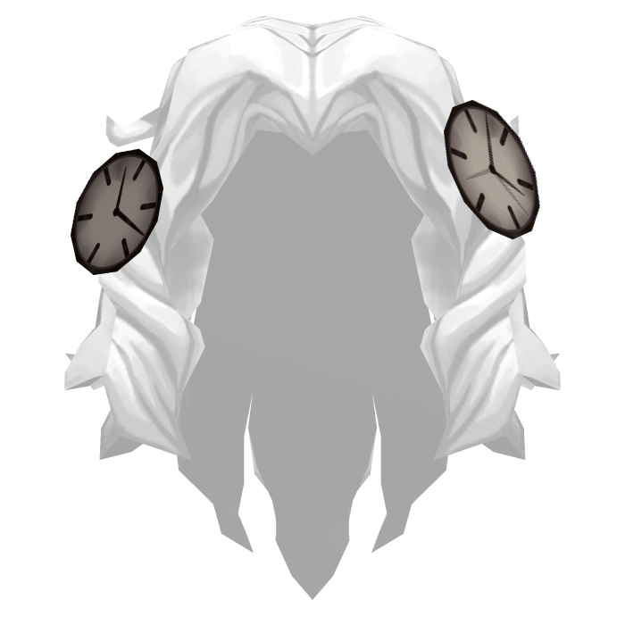 {ANIMATED} Weirdcore Clock White Hair {🕗}