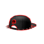 Red Glitch Backwards Spike Flatbrim BBxK