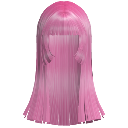 cute shoujo doll long hime cut in pink Roblox item