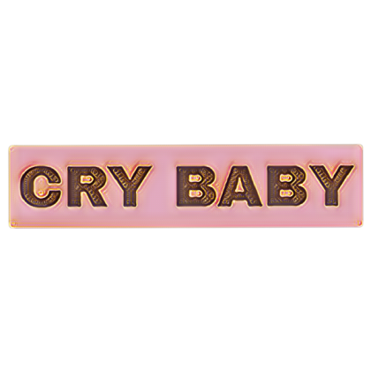 TB PNG CRY BABY SHIRT LOGO PALE PINK Roblox decal