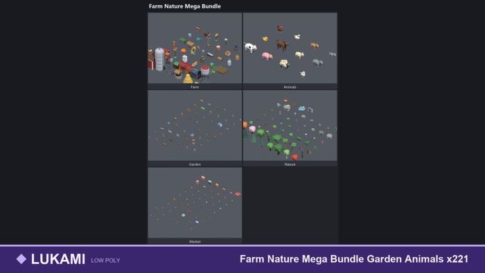 Farm Nature Mega Bundle Garden Animals x221 preview 1