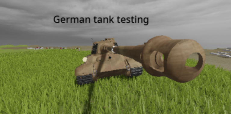 German tank testing  screenshot 2