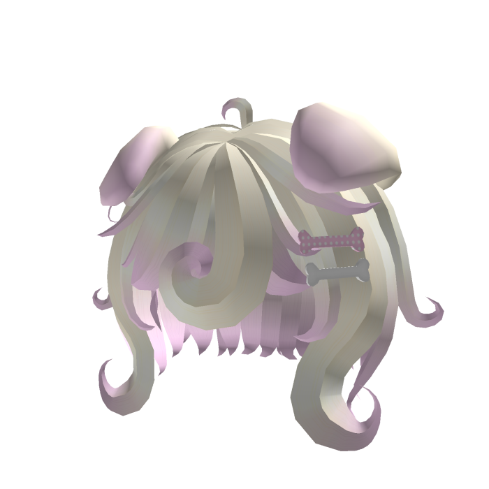 ۶ৎ cute tween puppyboy hair w bone (blonde & pink)