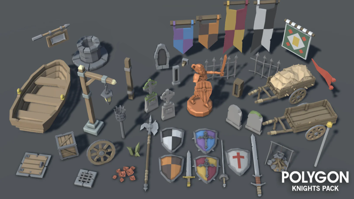 Polygon Knights Pack preview 1