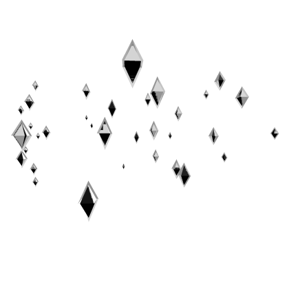 Glitched Diamond Aura [Animated] - 3D Monochrome