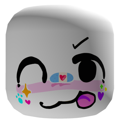 Silly Friend Face w/stickers