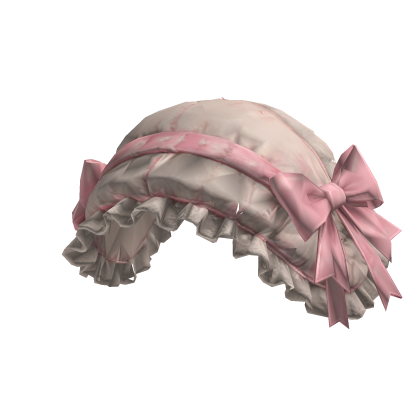 Pink Coquette Lace Bonnet Roblox item