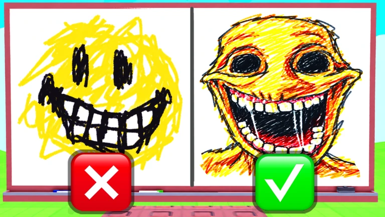How Draw a Monster works: Draw a Monster screenshot