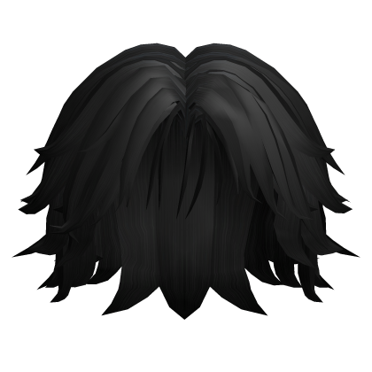 Black Middle Part Boy Hair Roblox item