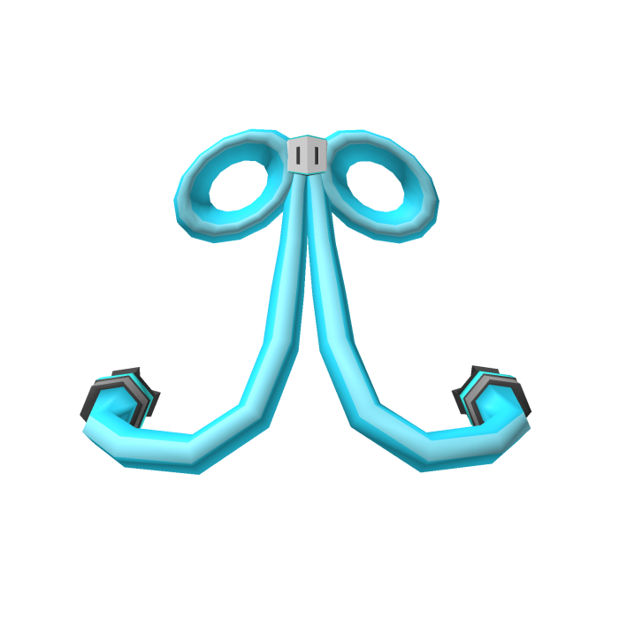 Mechanical Bow - Cyan
