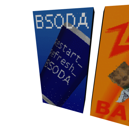BSODA and Zesty Bar Vending Machines