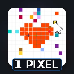 One pixel every minute icon