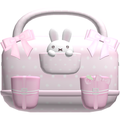 Cute School Strawberry Miffy Bunny Bag