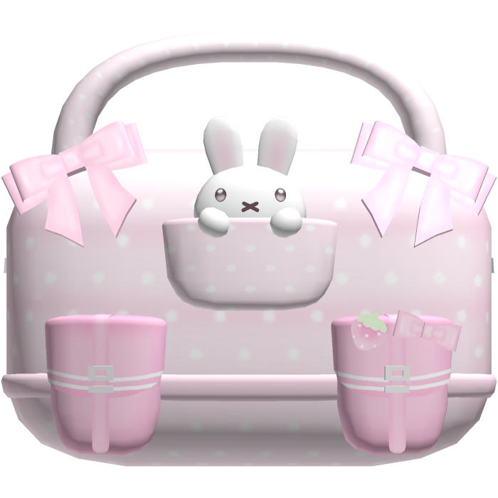 Cute School Strawberry Miffy Bunny Bag