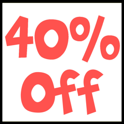 40% off!